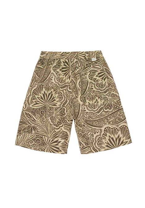 Bermuda con stampa PAOLO PECORA KIDS | PP4295OLIVA